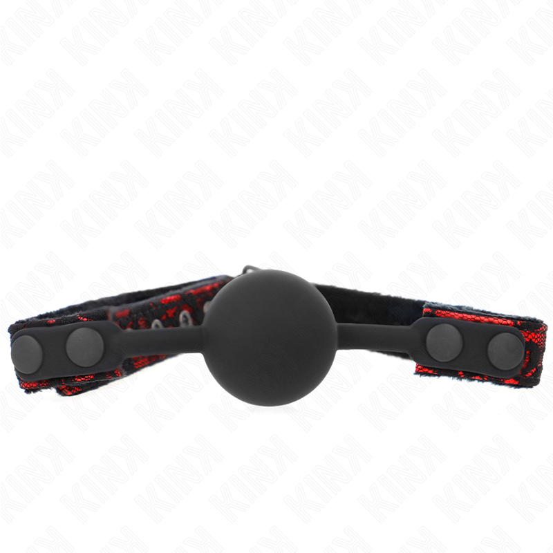 KINK - MORDAZA DE BOLA 4 CM DE SILICONA SCANDAL MODELO 1 65 x 2 CM KINK COLLAR & GAG