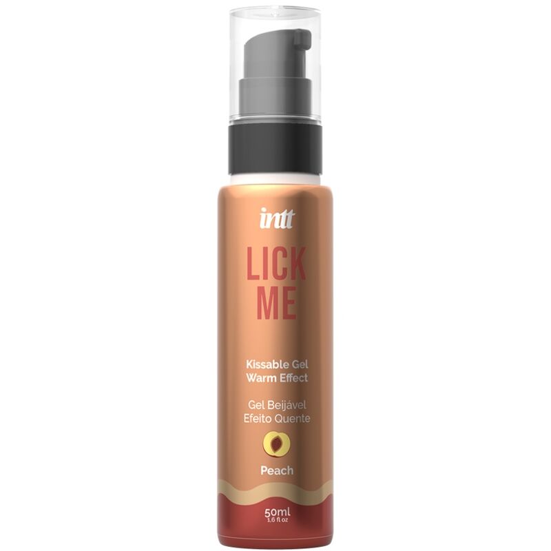 INTT - LICK ME GEL COMESTIBLE SABOR MELOCOTÓN EFECTO CALOR INTT LUBRICANTS