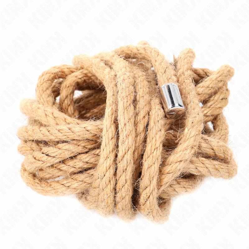 KINK - CUERDA DE CÁÑAMO 5 METROS CON CABEZA DE METAL KINK ROPE ARTS