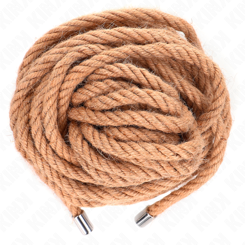 KINK - CUERDA DE CÁÑAMO 10 METROS CON CABEZA DE METAL KINK ROPE ARTS