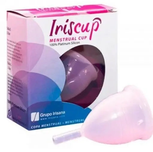 IRISCUP - COPA MESTRUAL ROSA GRANDE + BOLSA ESTERILIZADORA GRATIS IRISCUP
