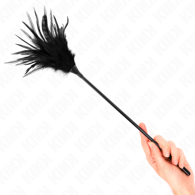 KINK - PLUMAS MÚLTIPLES PARA COSQUILLAS NEGRO 45 CM KINK IMPACT & TOUCH