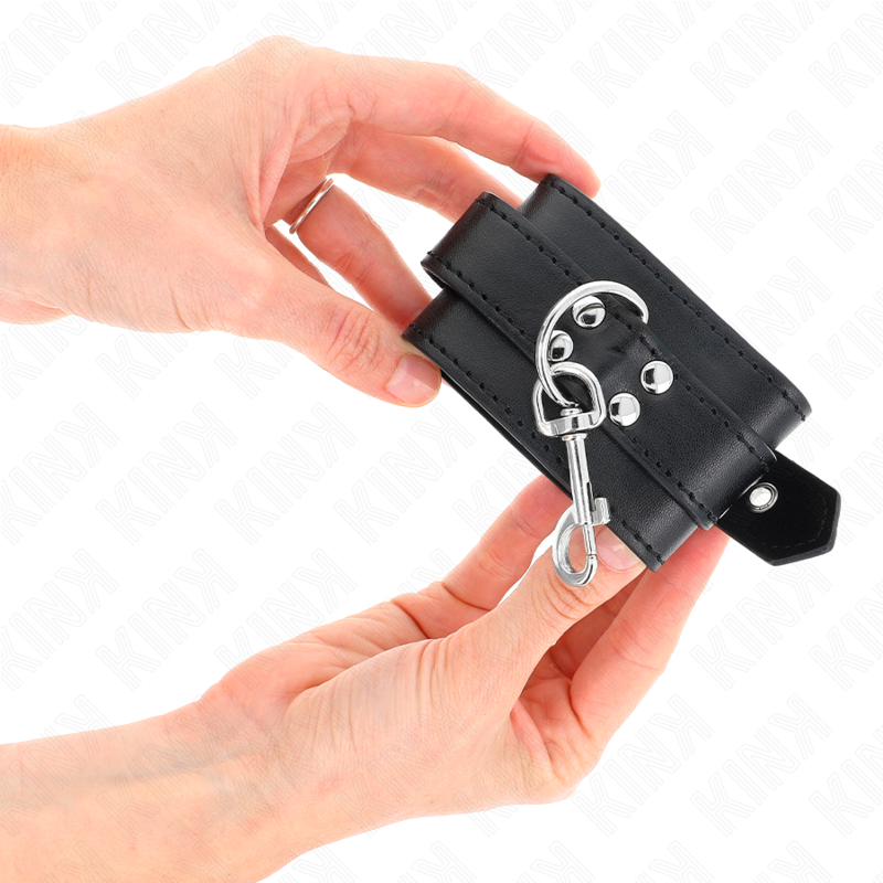 KINK - MUÑEQUERAS CON TACHUELAS NEGRO 35 X 6 CM KINK WRIST RESTRAINT