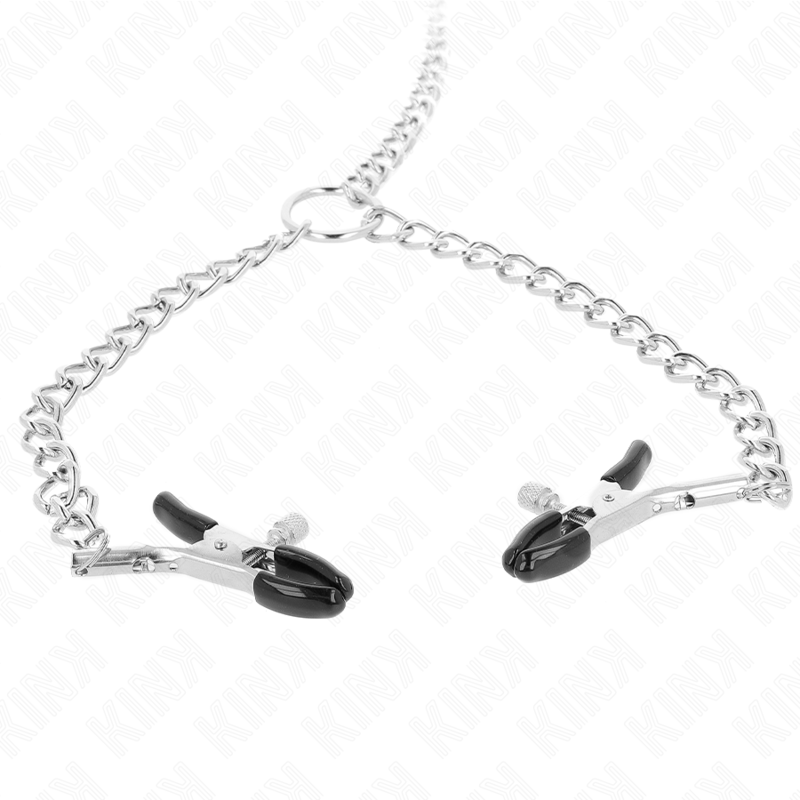 KINK - PINZAS PARA PEZONES DOBLE 32 CM CON CADENAS 14 CM KINK NIPPLE GRIP