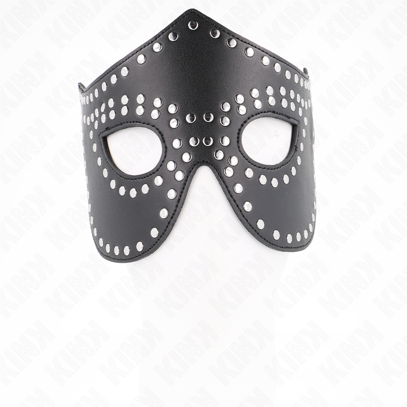 KINK - MÁSCARA DE POLIPIEL CON REMACHES MODELO 2 30 x 12 CM KINK MASKED ALLURE