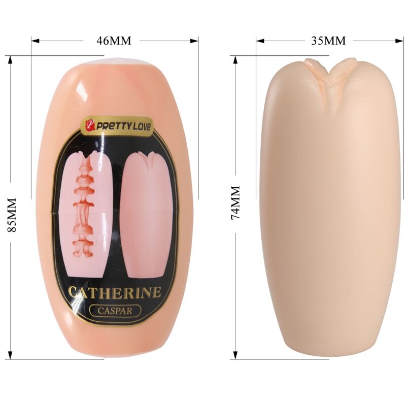 PRETTY LOVE - CATHERINE MASTURBADOR MASCULINO NATURAL PRETTY LOVE FLIRTATION