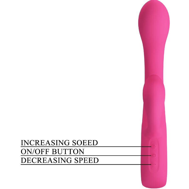 PRETTY LOVE - FRITZ VIBRADOR RABBIT 12 VIBRACIONES ROSA PRETTY LOVE FLIRTATION
