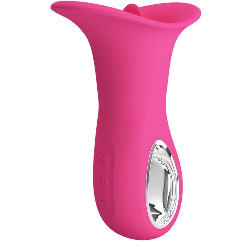 PRETTY LOVE - CLYDE VIBRADOR ORAL LENGUA VIBRADORA 12 VIBRACIONES ROSA PRETTY LOVE FLIRTATION