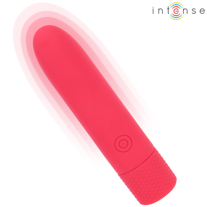 INTENSE - SYMONE BALA VIBRADORA RECARGABLE POR USB 8 VIBRACIONES ROJO 10 X 2.2 CM INTENSE FUN
