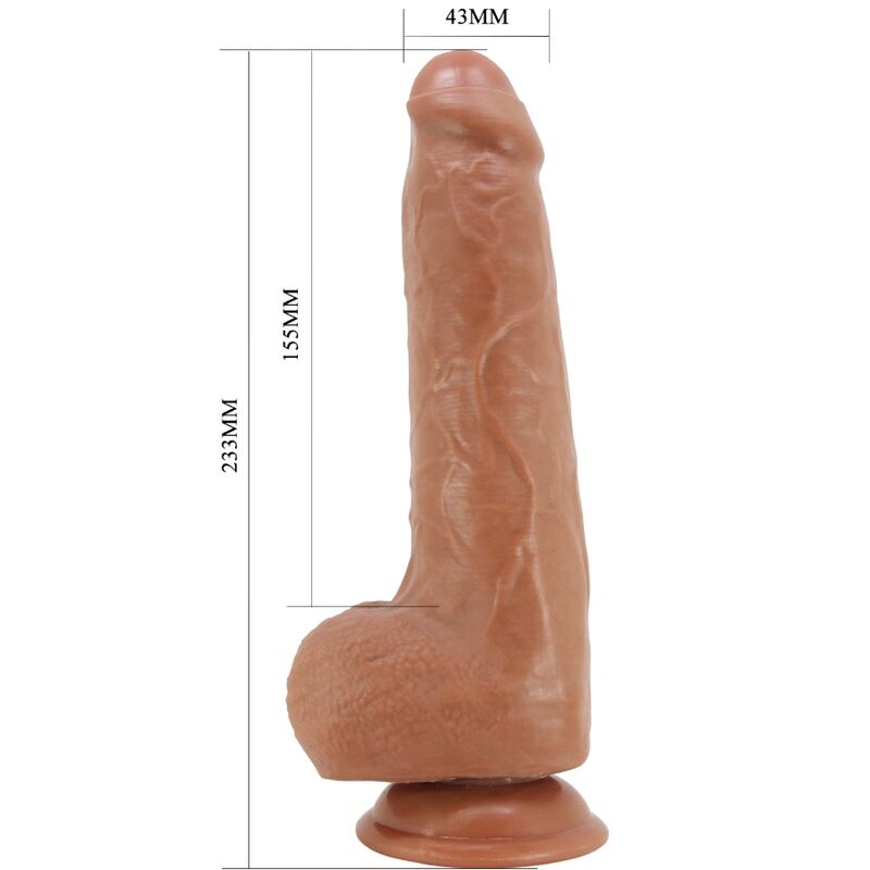 PRETTY LOVE - DRACO DILDO REALÍSTICO 23 CM MODELO 2 NATURAL PRETTY LOVE