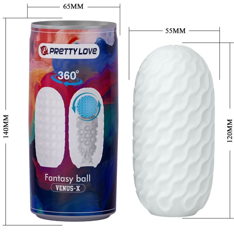 PRETTY LOVE - VENUS X MASTURBADOR MASCULINO BLANCO PRETTY LOVE