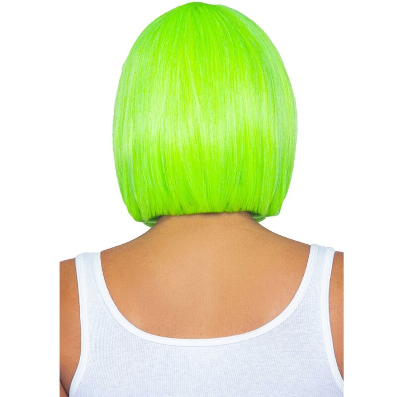 LEG AVENUE - PELUCA BOB FLUORESCENTE VERDE NEON LEG AVENUE ACCESSORIES