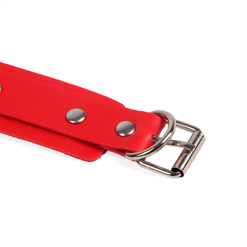 SUBBLIME - 953706 ESPOSAS CON CINTURÓN BONDAGE ROJO TALLA ÚNICA SUBBLIME FETISH