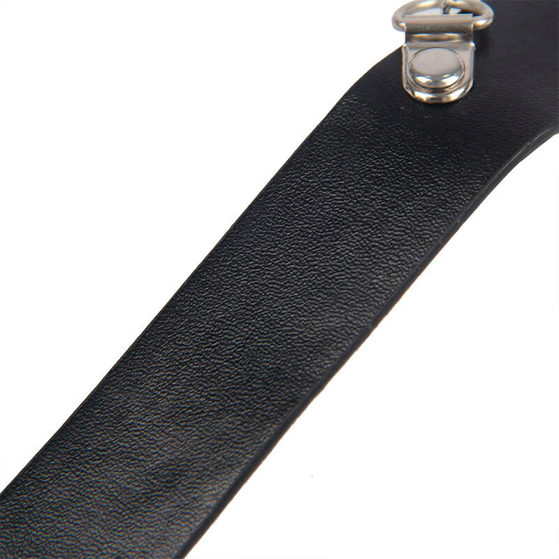 SUBBLIME - 953720 PINZAS PARA EL PECHO CON CORREA DE CUERO BONDAGE NEGRO TALLA ÚNICA SUBBLIME FETISH