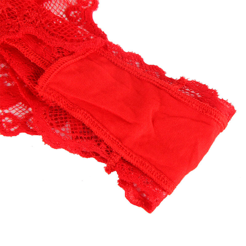 SUBBLIME - 953980 BODY SEXY CON VOLANTES + CINTURÓN ROJO L/XL SUBBLIME BODIES