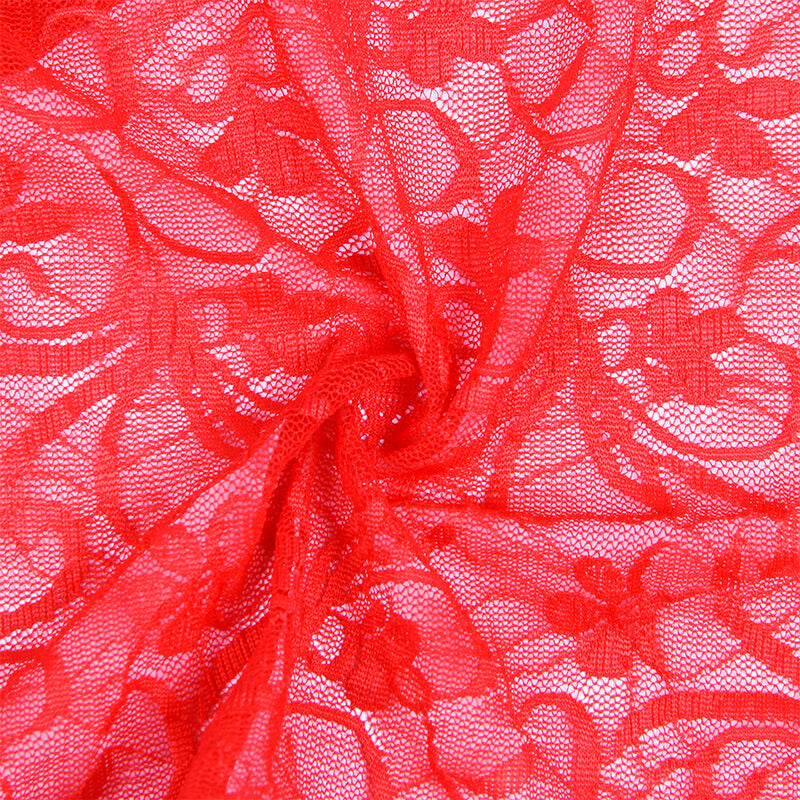 SUBBLIME - 954215 BABYDOLL DE ENCAJE CON TIRANTES AJUSTABLES ROJO L/XL SUBBLIME BABYDOLLS