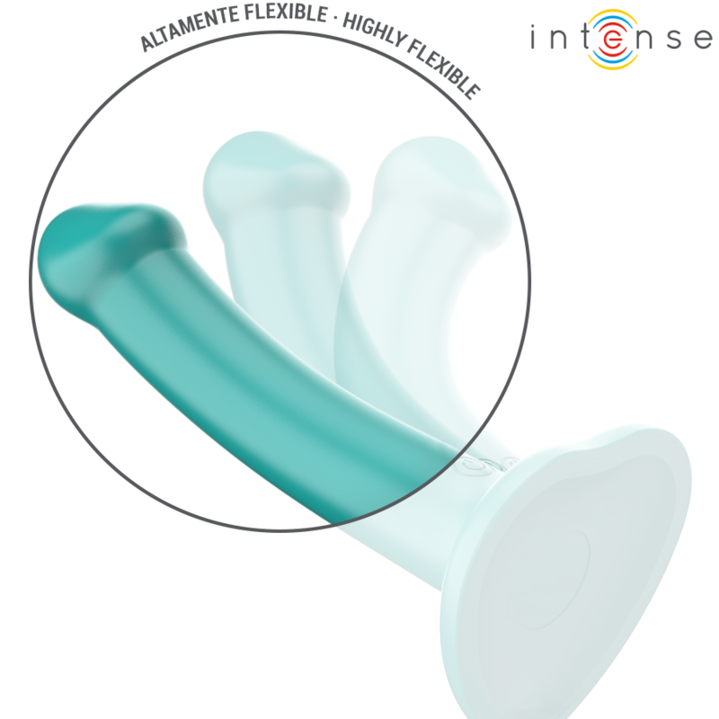INTENSE - KATIE VIBRADOR CON VENTOSA 10 VIBRACIONES AZUL OSCURO CONTROL REMOTO INTENSE FUN
