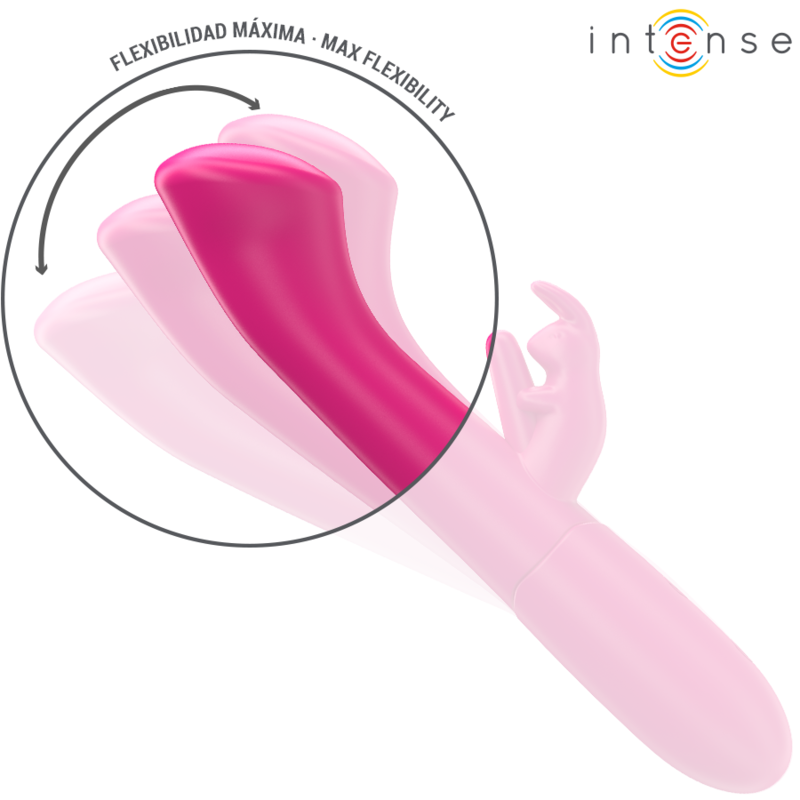 INTENSE - JULIETA VIBRADOR RABBIT 18,6 CM 10 VIBRACIONES ROSA INTENSE FUN