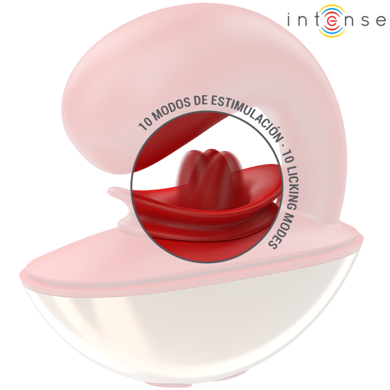 INTENSE - MARIAH VIBRADOR & ESTIMULADOR EN FORMA DE U 10 VIBRACIONES ROJO INTENSE FUN