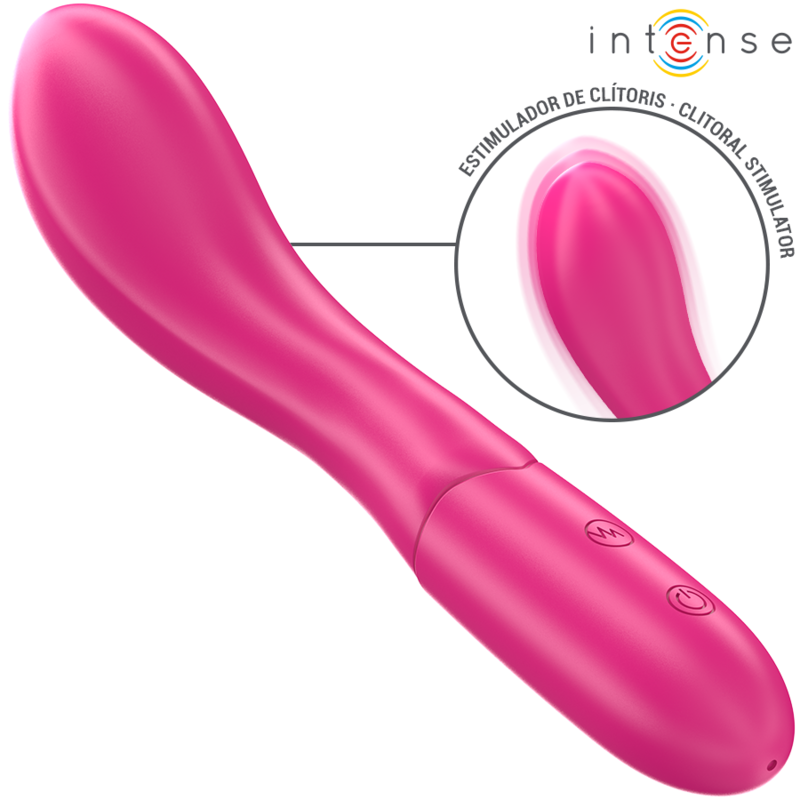 INTENSE - LISETTE VIBRADOR 19 CM FLEXIBLE 10 VIBRACIONES ROSA INTENSE FUN