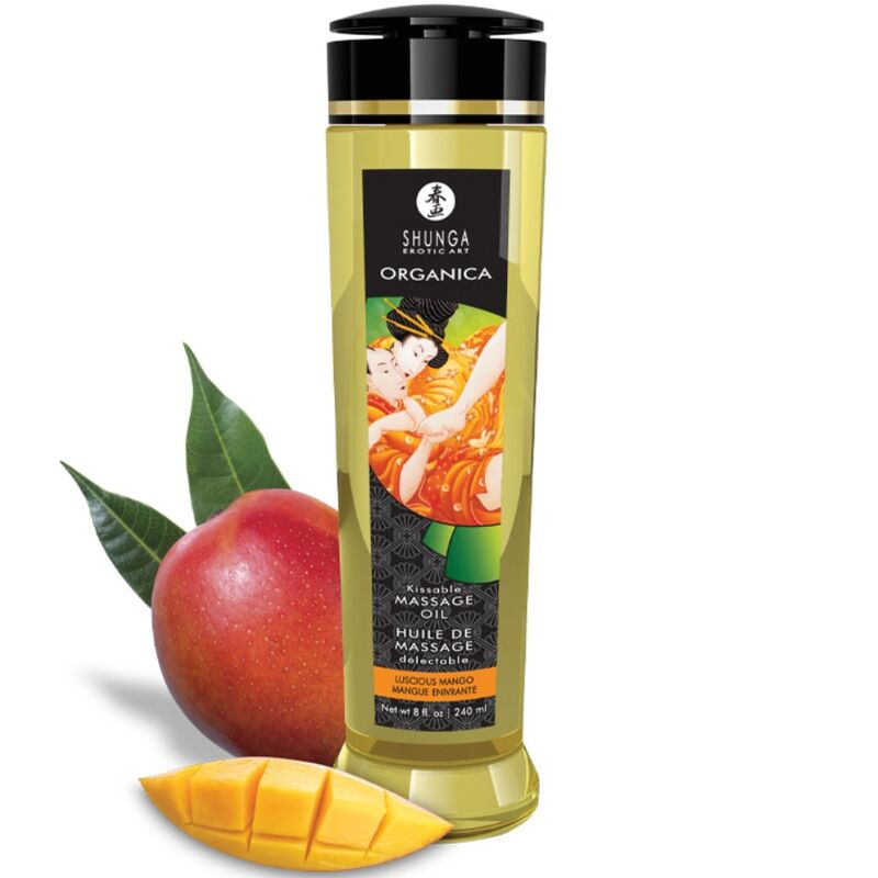 SHUNGA - ACEITE DE MASAJE ORGÁNICO MANGO 240 ML SHUNGA OILS