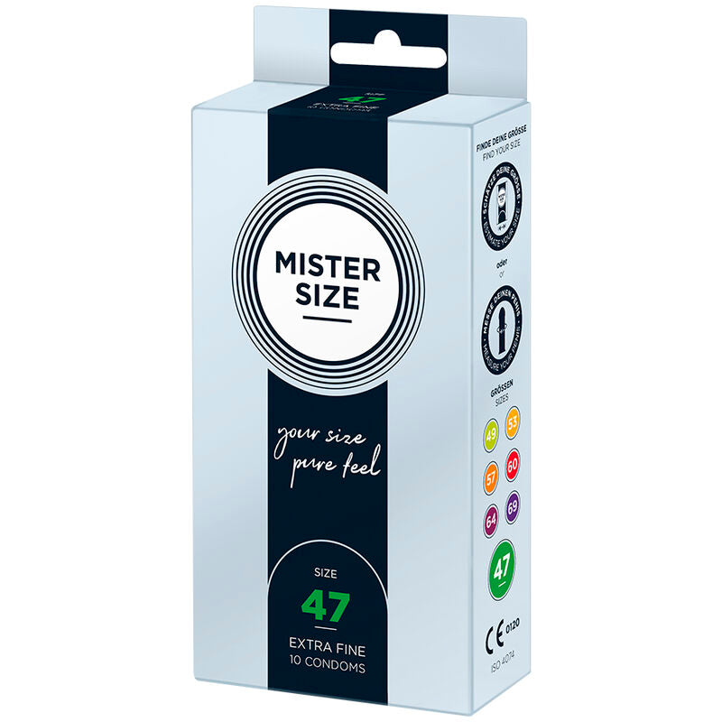 MISTER SIZE - PRESERVATIVOS TALLA XS 47 MM (10 UNIDADES) MISTER SIZE