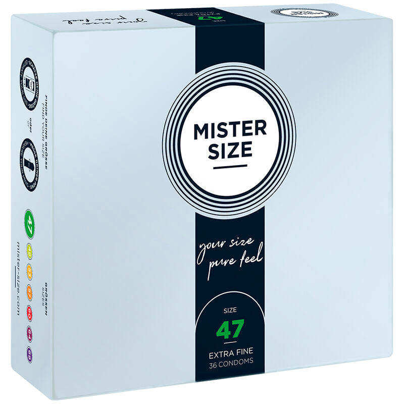 MISTER SIZE - PRESERVATIVOS TALLA XS 47 MM (36 UNIDADES) MISTER SIZE