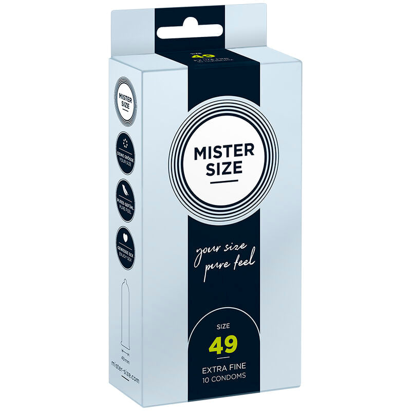 MISTER SIZE - PRESERVATIVOS TALLA S 49 MM (10 UNIDADES) MISTER SIZE