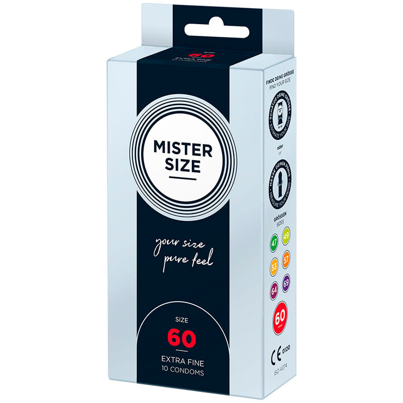 MISTER SIZE - PRESERVATIVOS TALLA XL 60 MM (10 UNIDADES) MISTER SIZE
