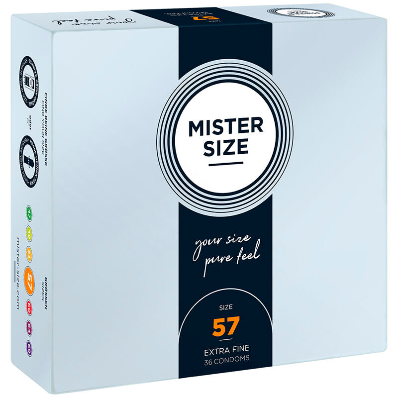 MISTER SIZE - PRESERVATIVOS TALLA L 57 MM (36 UNIDADES) MISTER SIZE