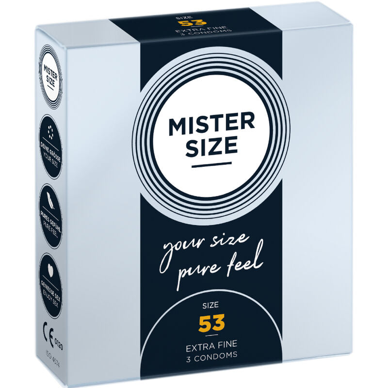 MISTER SIZE - PRESERVATIVOS TALLA M 53 MM (3 UNIDADES) MISTER SIZE