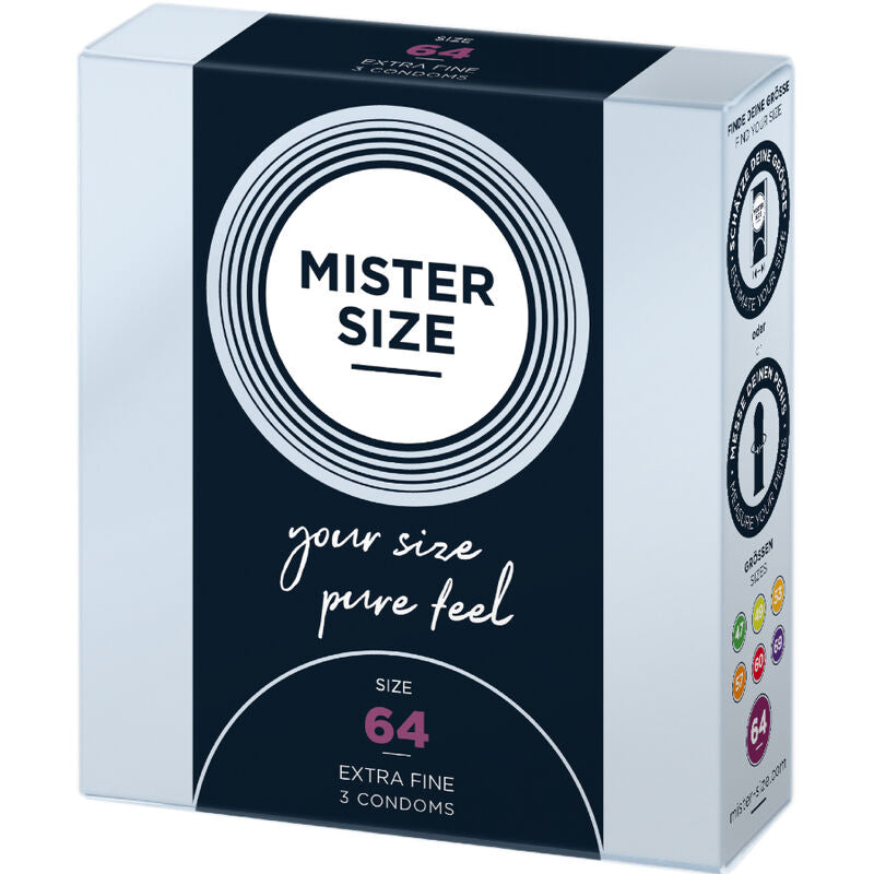 MISTER SIZE - PRESERVATIVOS TALLA XXL 64 MM (3 UNIDADES) MISTER SIZE