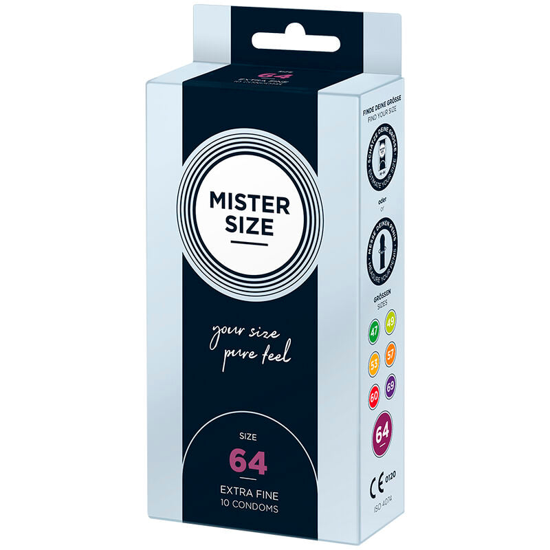 MISTER SIZE - PRESERVATIVOS TALLA XXL 64 MM (10 UNIDADES) MISTER SIZE