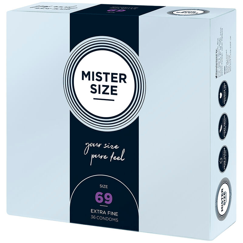 MISTER SIZE - PRESERVATIVOS TALLA XXXL 69 MM (36 UNIDADES) MISTER SIZE