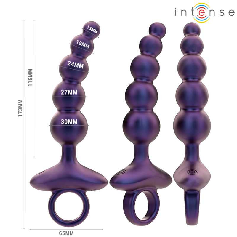 INTENSE - TITO PLUG ANAL VIBRADOR MODELO 3 CONTROL REMOTO INTENSE ANAL TOYS