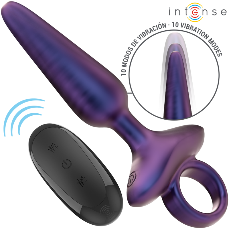 INTENSE - MARLON PLUG ANAL VIBRADOR MODELO 4 CONTROL REMOTO INTENSE ANAL TOYS