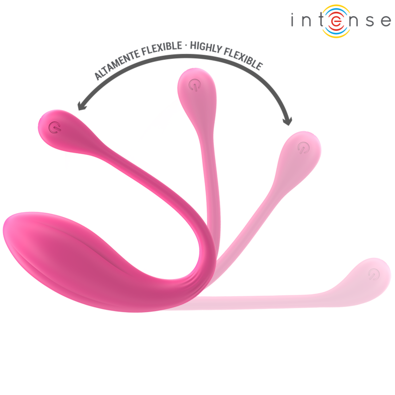 INTENSE - JANICE VIBRADOR U DOBLE ESTIMULACIÓN 10 VIBRACIONES ROSA CONTROL REMOTO INTENSE COUPLES TOYS