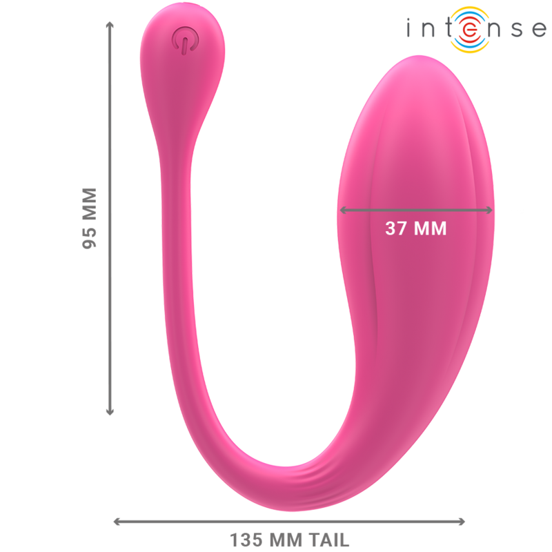 INTENSE - JANICE VIBRADOR U DOBLE ESTIMULACIÓN 10 VIBRACIONES ROSA CONTROL REMOTO INTENSE COUPLES TOYS