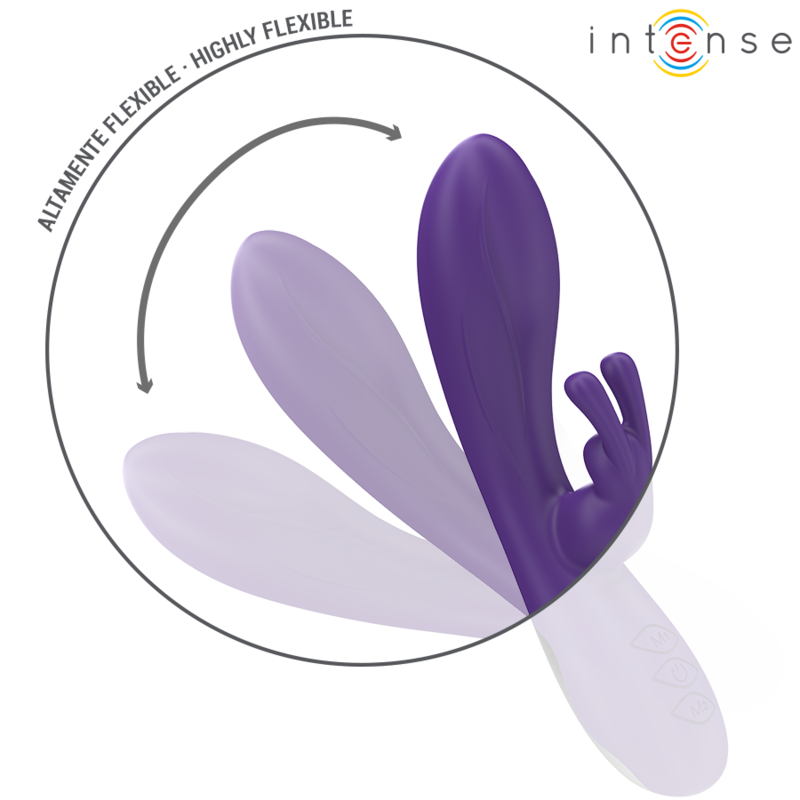INTENSE - RANDALL VIBRADOR RABBIT 10 VIBRACIONES MORADO INTENSE FUN