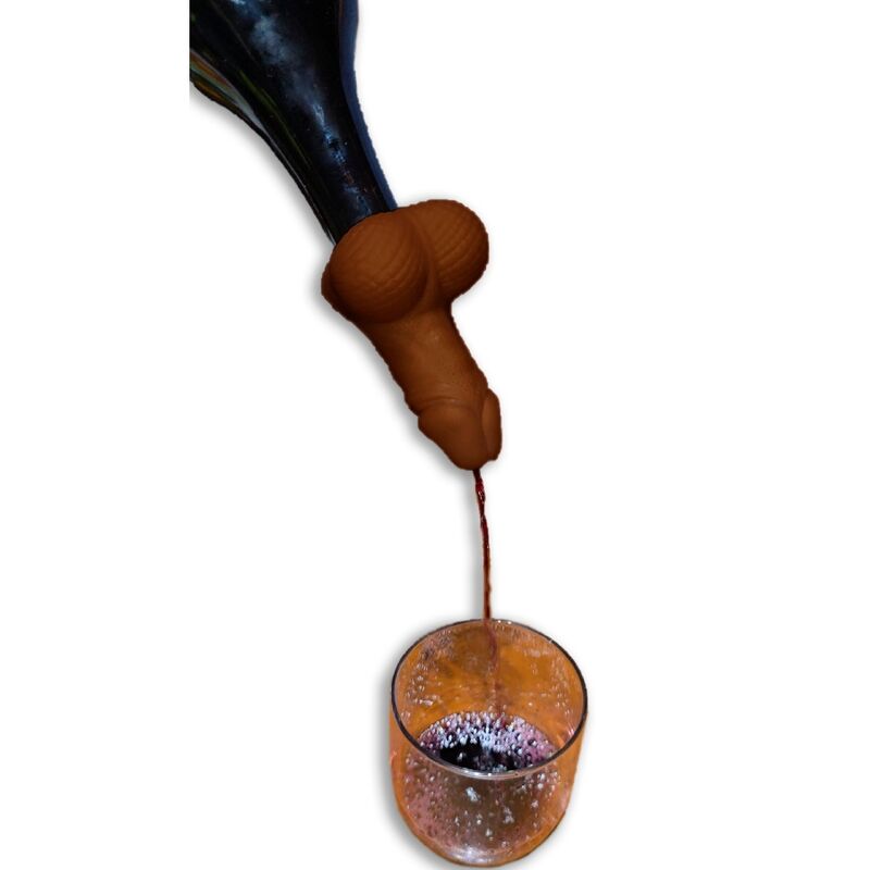 DIABLO PICANTE - DECANTADOR DE VINO FORMA PENE MULATO DIABLO PICANTE