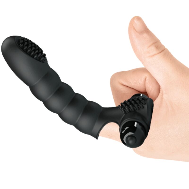 PRETTY LOVE - ALEXANDER VIBRADOR DE DEDO 10 VIBRACIONES NEGRO PRETTY LOVE