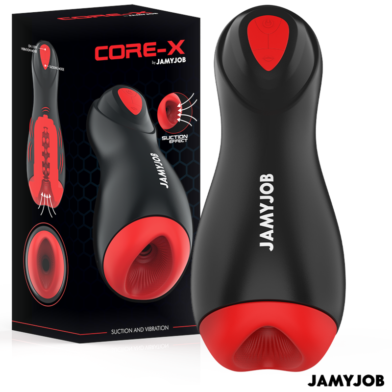 JAMYJOB - CORE-X MASTURBADOR AUTOMÁTICO 5 MODOS SUCCIÓN Y VIBRACIÓN JAMYJOB