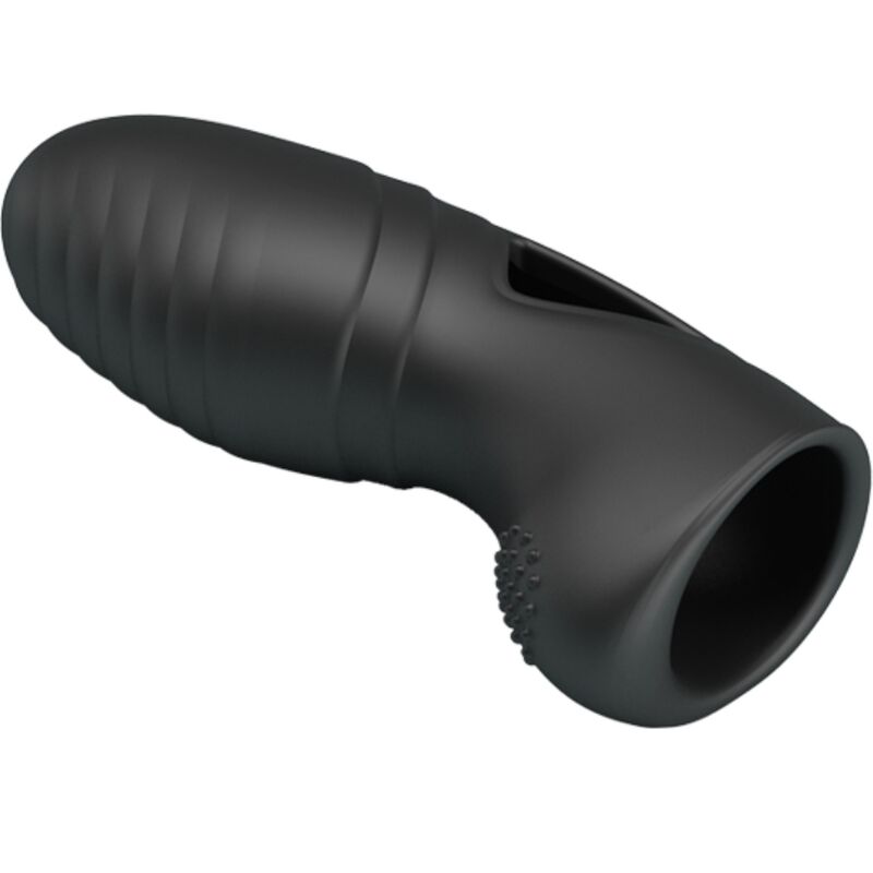 PRETTY LOVE - ALAN VIBRADOR DE DEDO SILICONA NEGRO PRETTY LOVE