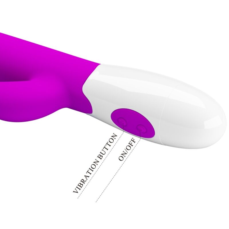PRETTY LOVE - CENTAUR VIBRADOR RABBIT 30 MODOS DE VIBRACIÓN MORADO PRETTY LOVE