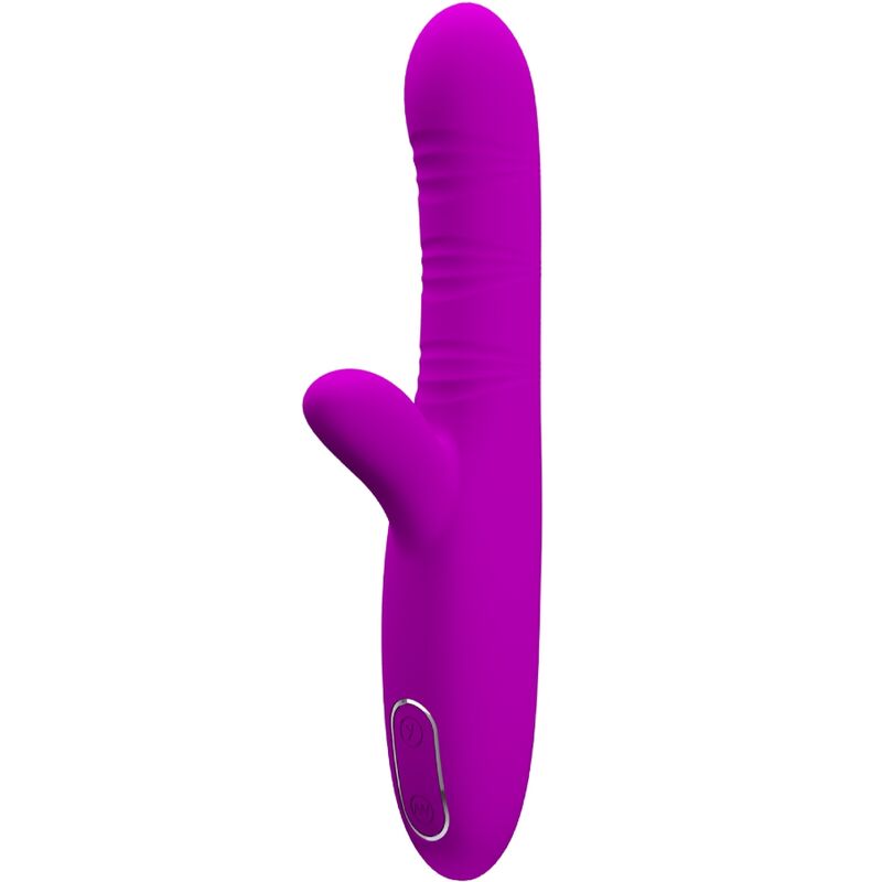PRETTY LOVE - ANGELIQUE VIBRADOR MULTIFUNCIÓN + ESTIMULADOR DE CLÍTORIS MORADO PRETTY LOVE