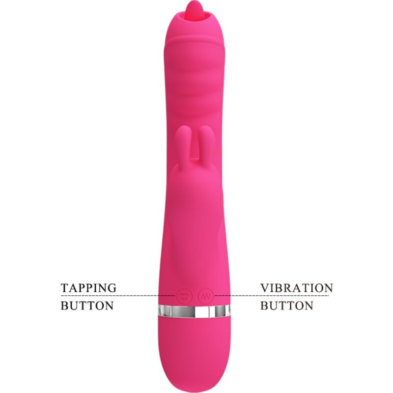 PRETTY LOVE - PHOENIX VIBRADOR RABBIT MULTIFUNCIÓN ROSA PRETTY LOVE