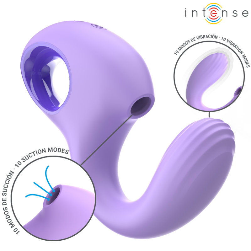 INTENSE - BAXTER VIBRADOR & ESTIMULADOR VIOLETA INTENSE FUN