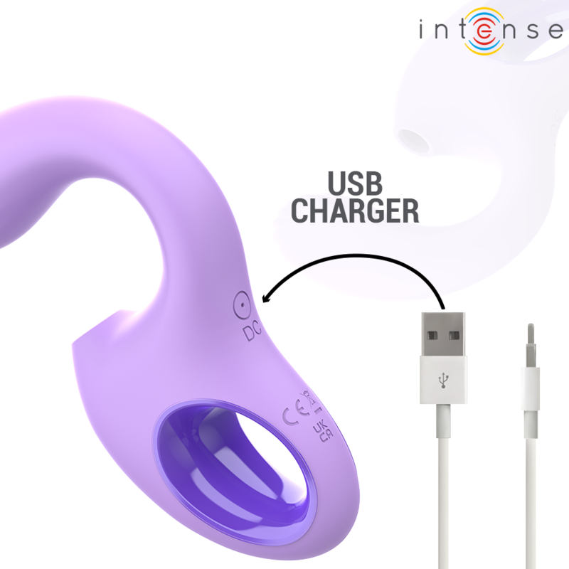 INTENSE - BAXTER VIBRADOR & ESTIMULADOR VIOLETA INTENSE FUN