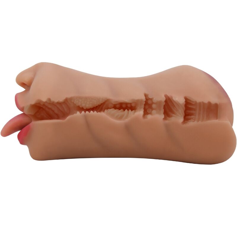 CRAZY BULL - SARAH MASTURBADOR DOBLE BOCA & VAGINA NATURAL CRAZY BULL