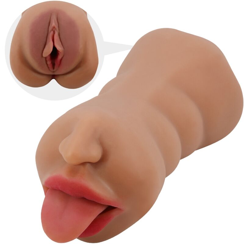 CRAZY BULL - SARAH MASTURBADOR DOBLE BOCA & VAGINA NATURAL CRAZY BULL